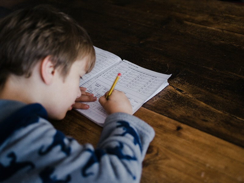 Student learning online